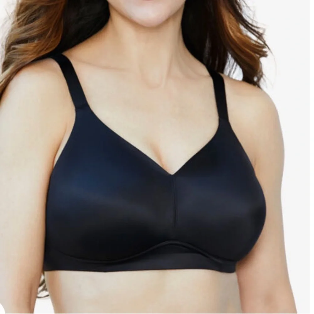New Catherines Black Wireless Back Smoothing Bra 54C